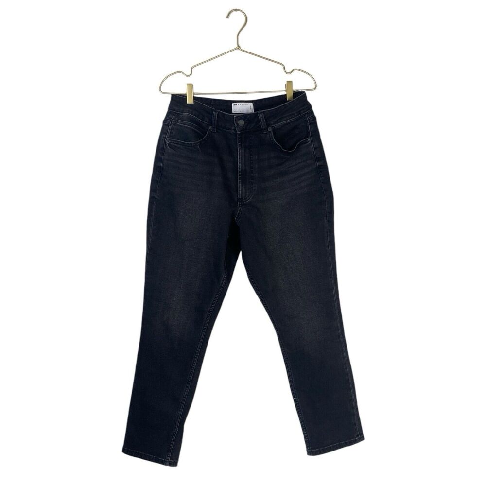 ASOS Denim Jeans Woman’s Size 30/32 Black High Rise Straight Leg WP315